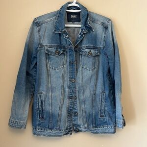 Only Button Down Denim Jacket size 36